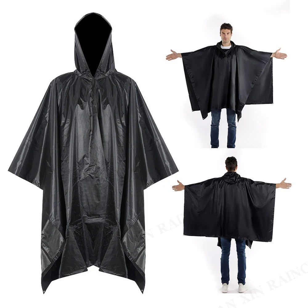 Vattentät och Lätt Regnponcho