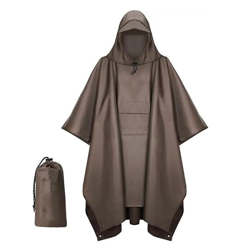 Vattentät och Lätt Regnponcho