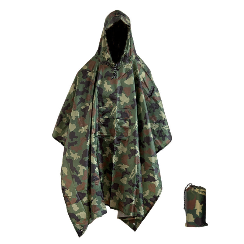 Vattentät och Lätt Regnponcho