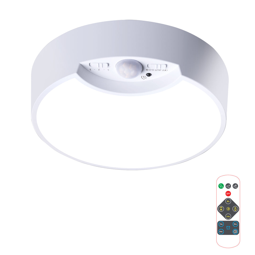LED-taklampa med radarrörelsesensor