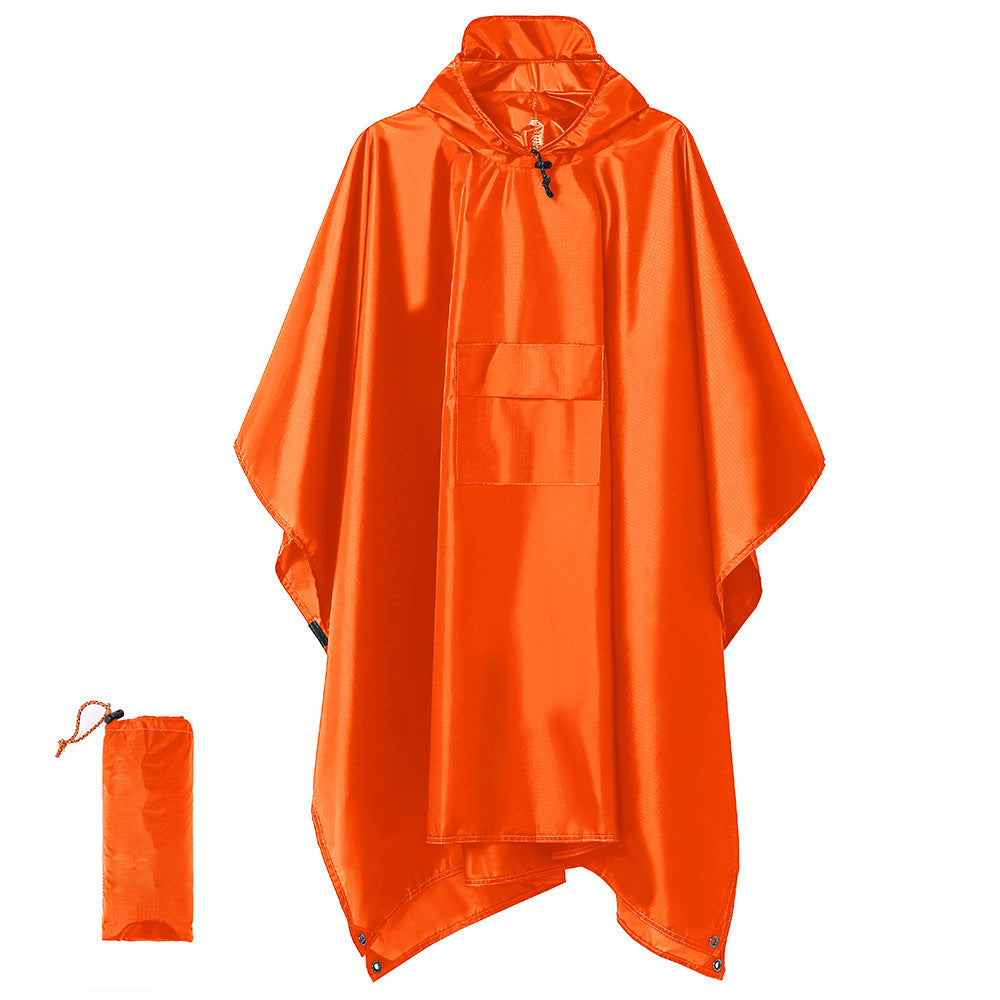 Vattentät och Lätt Regnponcho