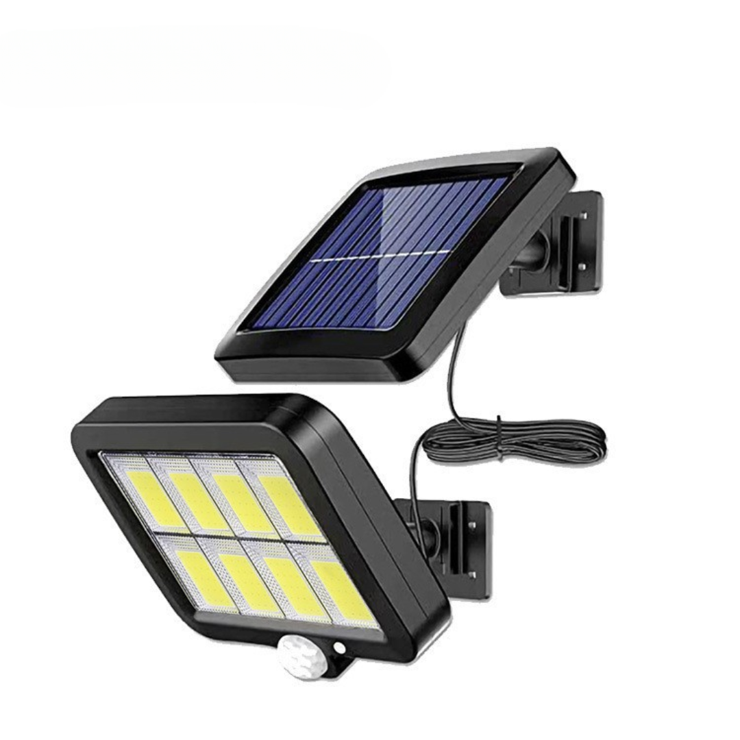 Säkerhet Solvägglampa