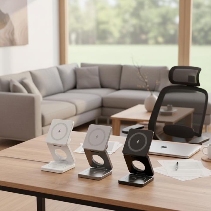 Fällbar magnetisk laddare