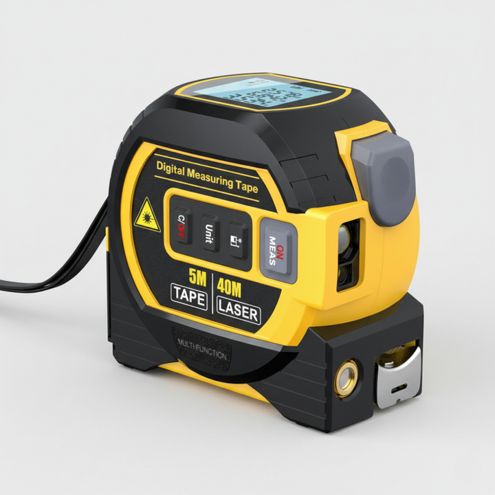 3-i-1 Digitalt Lasermåttband