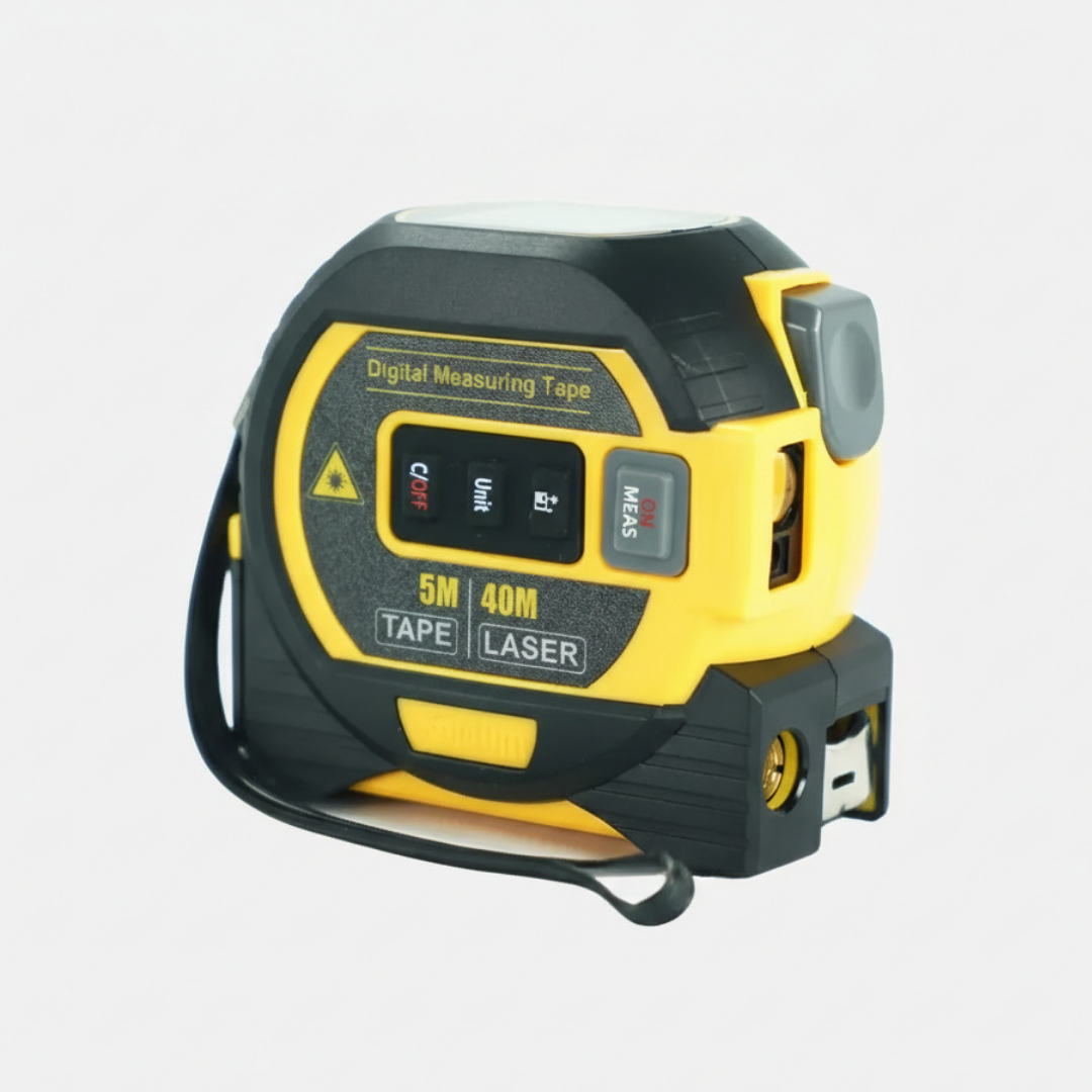 3-i-1 Digitalt Lasermåttband