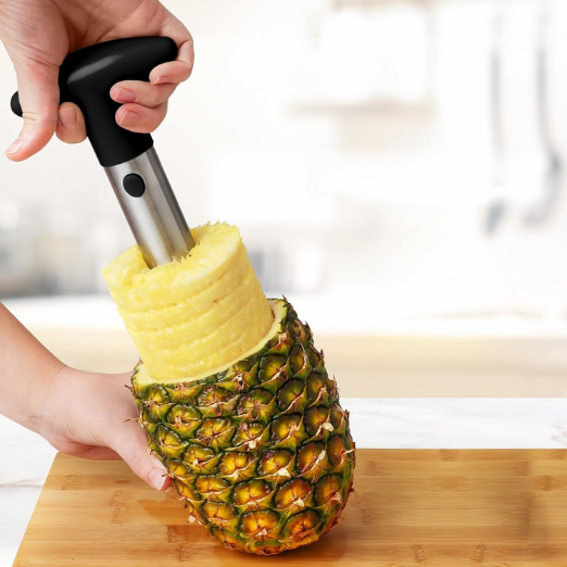 Ananas-skivare och urkärnare
