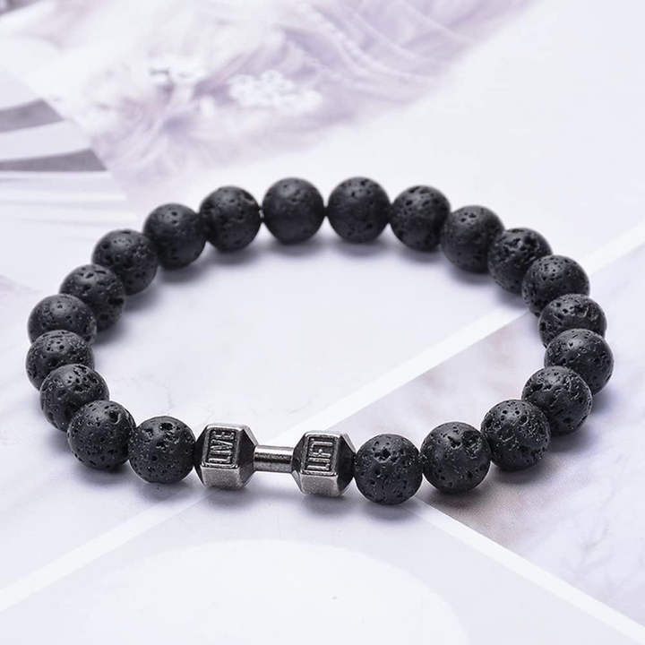 Armband med stenhandvikter