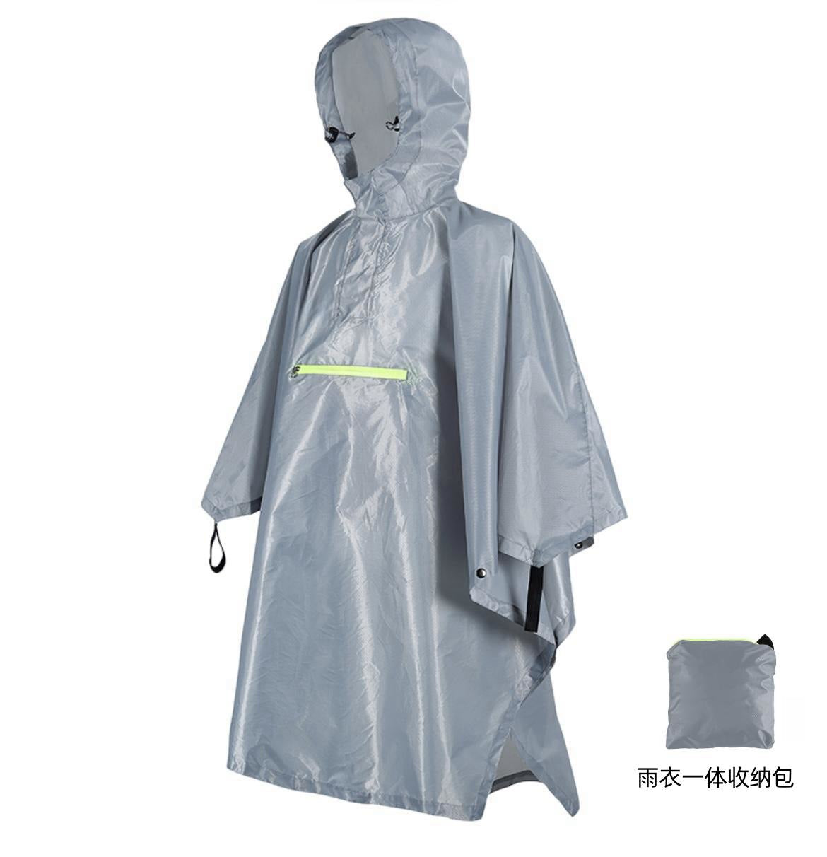 Vattentät och Lätt Regnponcho