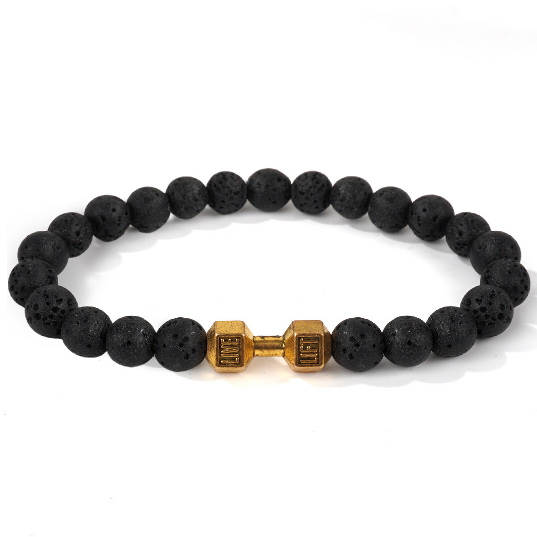 Armband med stenhandvikter