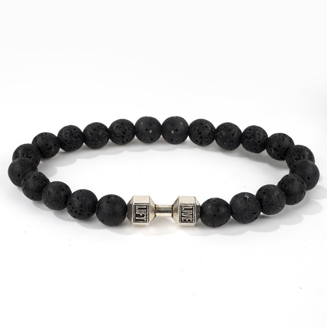 Armband med stenhandvikter