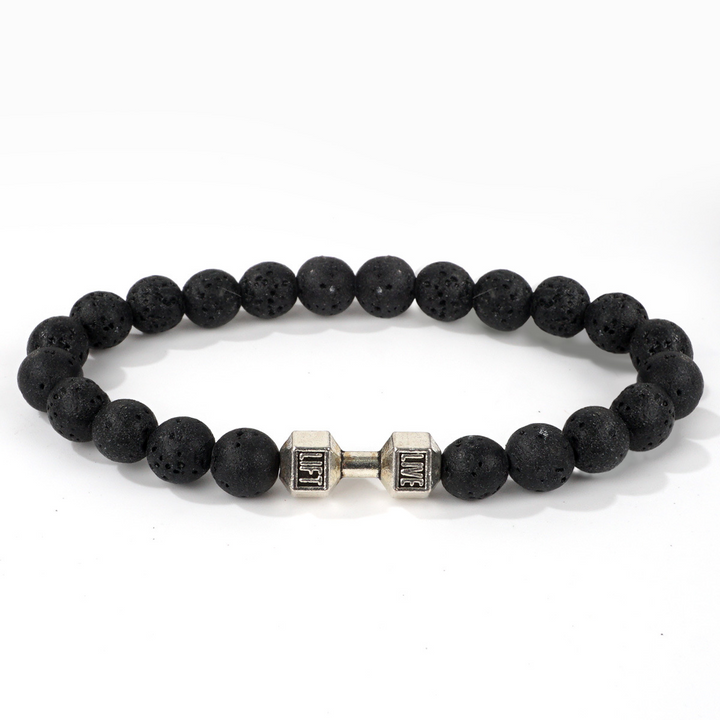 Armband med stenhandvikter