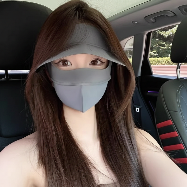 Andningsbar Helmask Med Solskydd