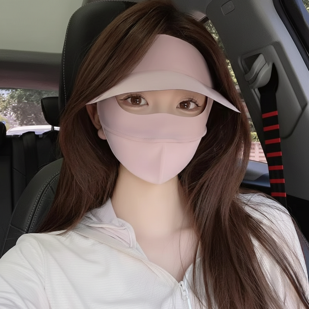 Andningsbar Helmask Med Solskydd