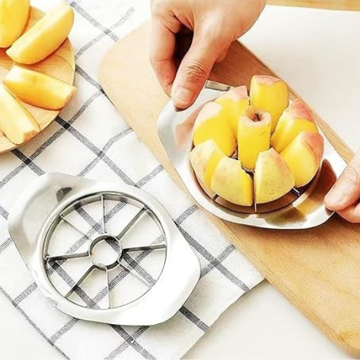 Rostfritt stål äppeldelare