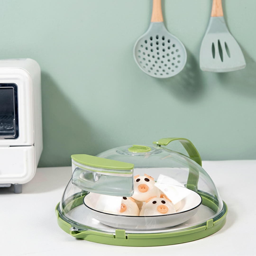 Återanvändbart Mikrovågsskydd För Mat