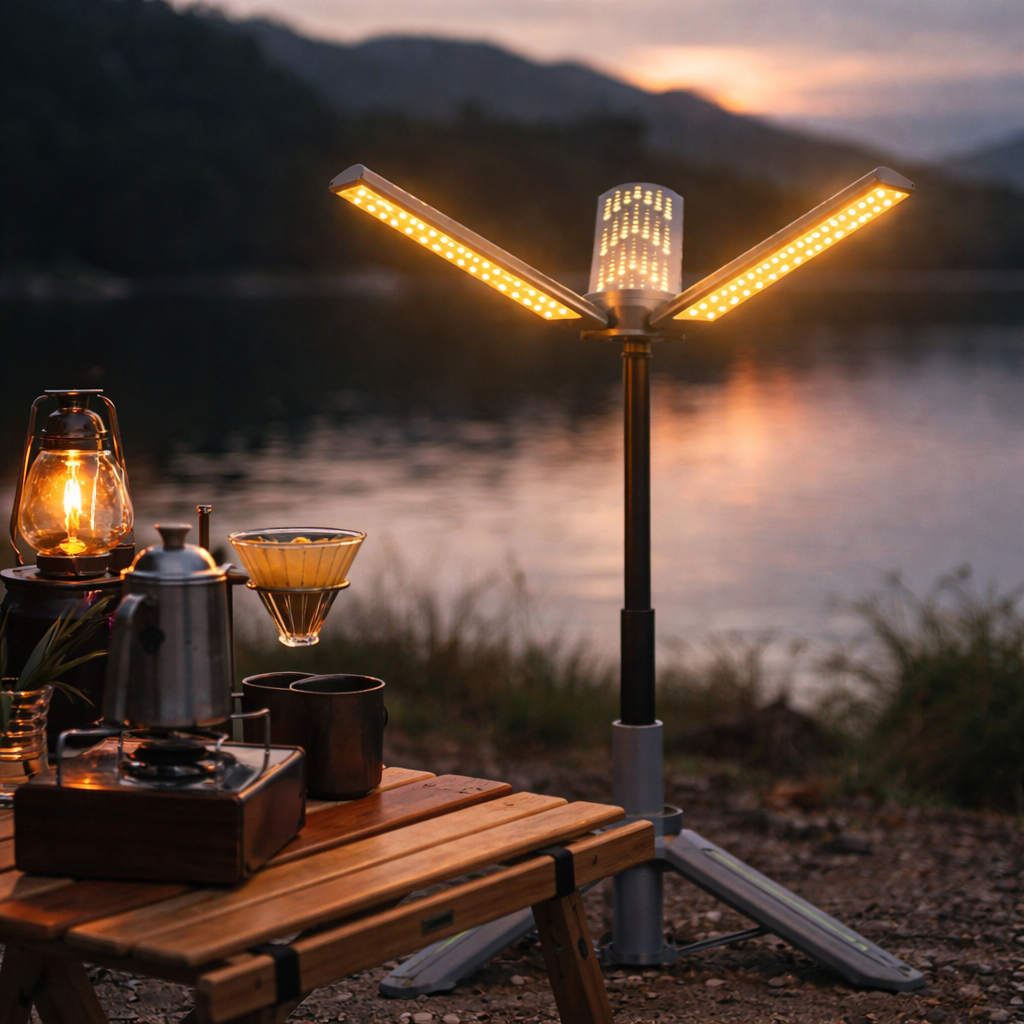 Bärbar Uppladdningsbar Campinglykta