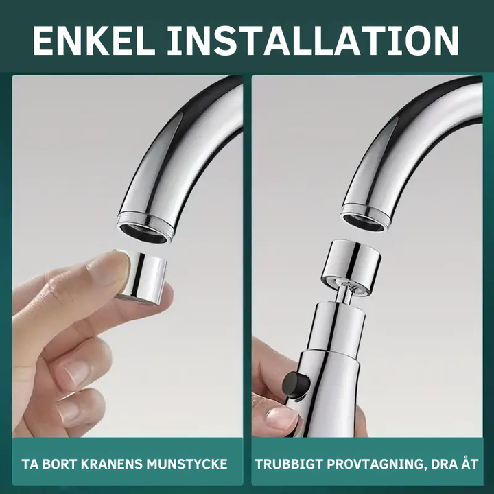 Kökskranförlängare Med 360 ° Rotation
