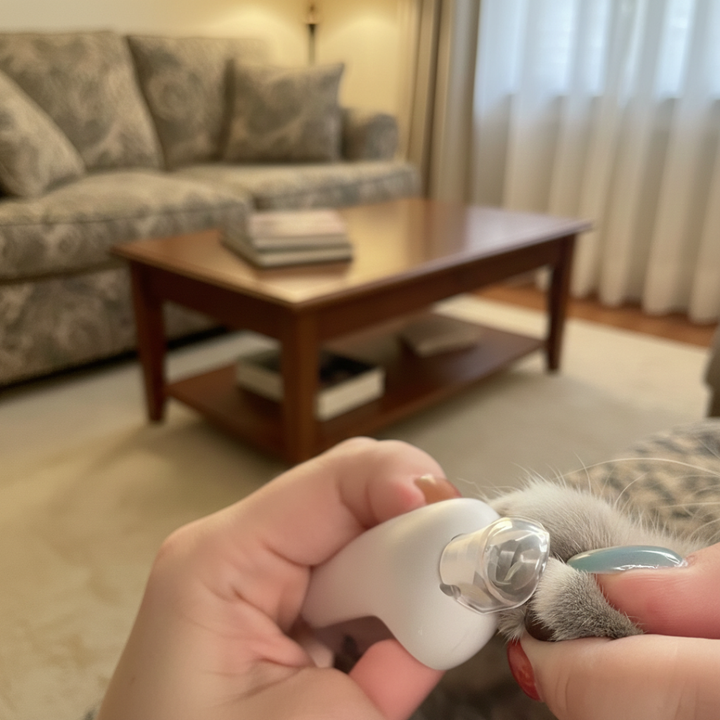 Justerbar klotång för husdjur