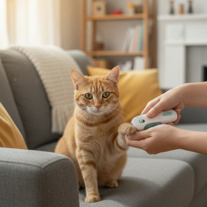 Justerbar klotång för husdjur