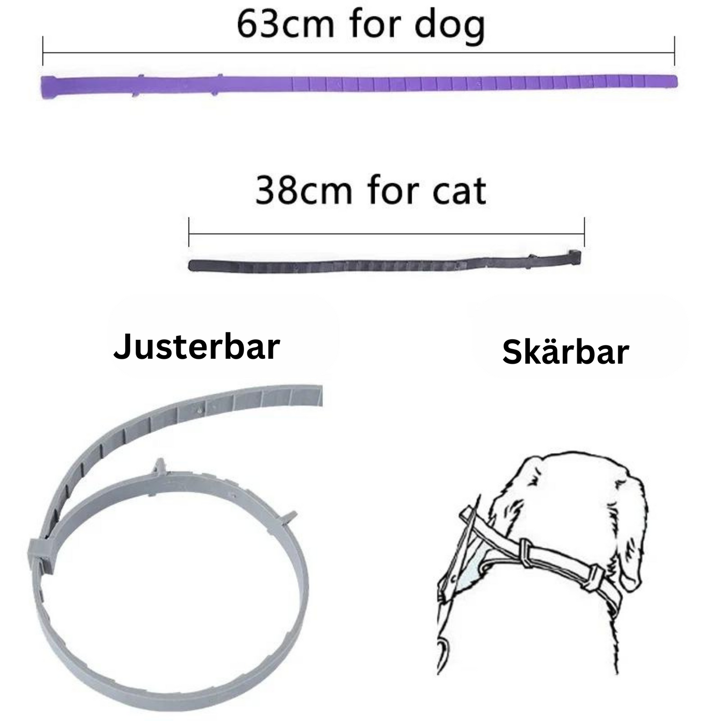Fästingshalsband för hundar