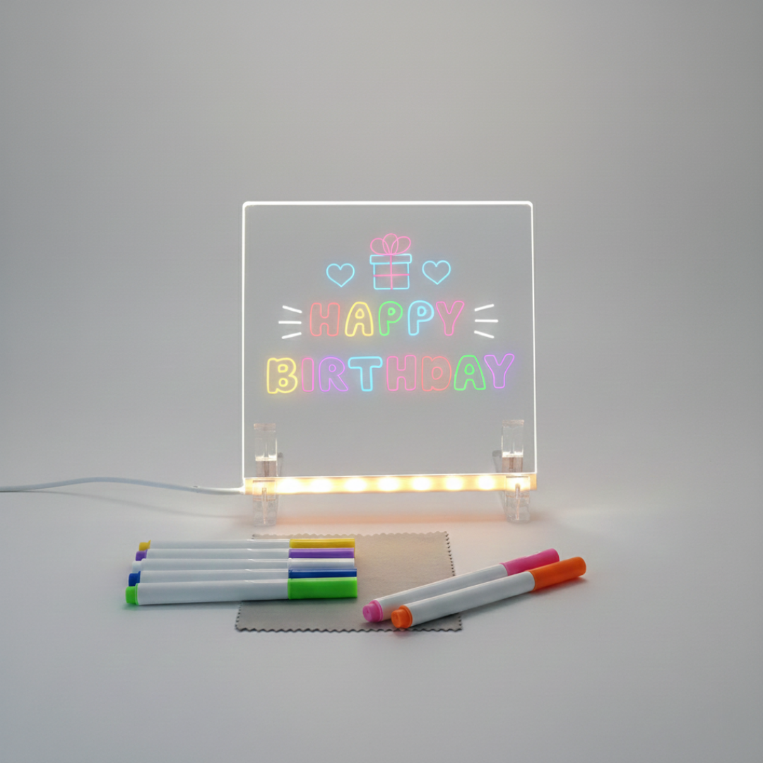 LED-Akryl Rit- Och Meddelandetavla