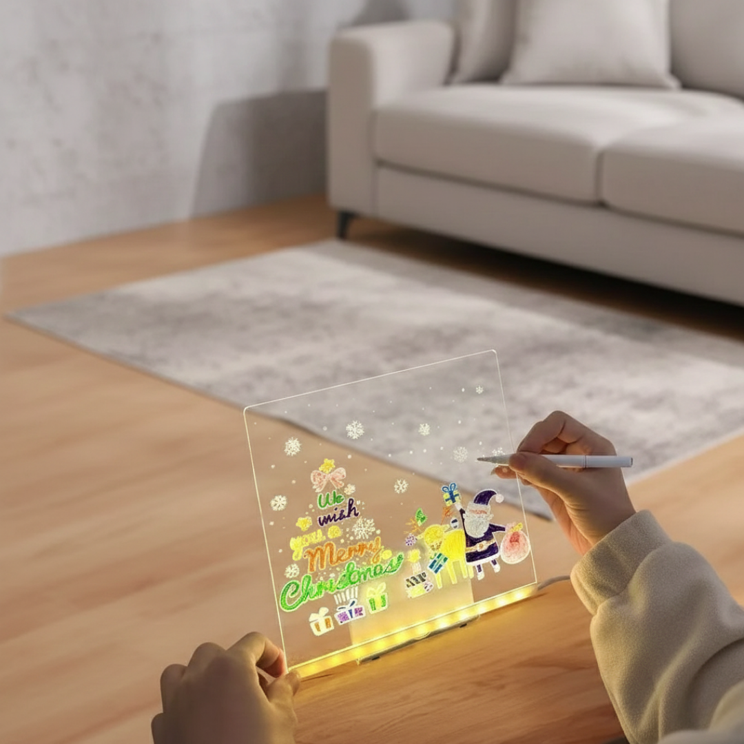 LED-Akryl Rit- Och Meddelandetavla