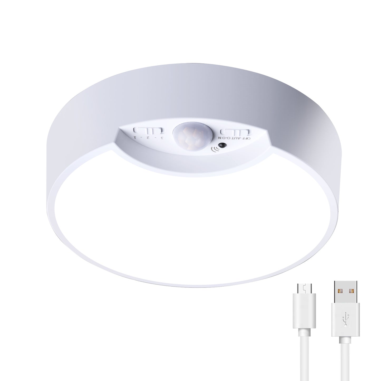 LED-taklampa med radarrörelsesensor