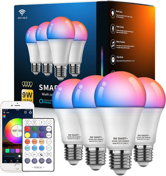 Smarta Wifi-lampor kompatibla med Alexa