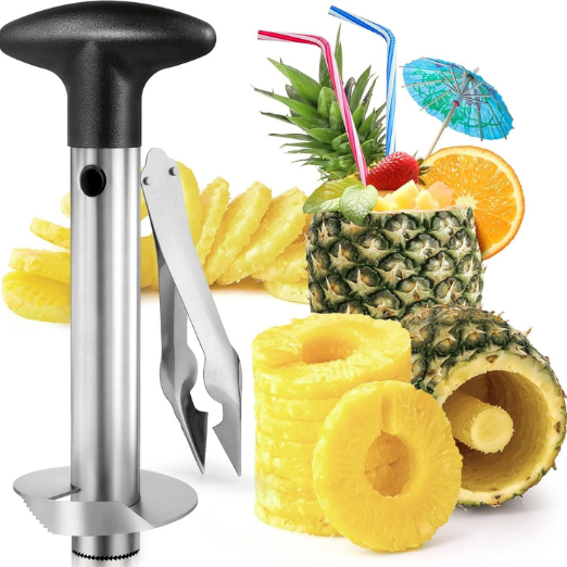 Ananas-skivare och urkärnare