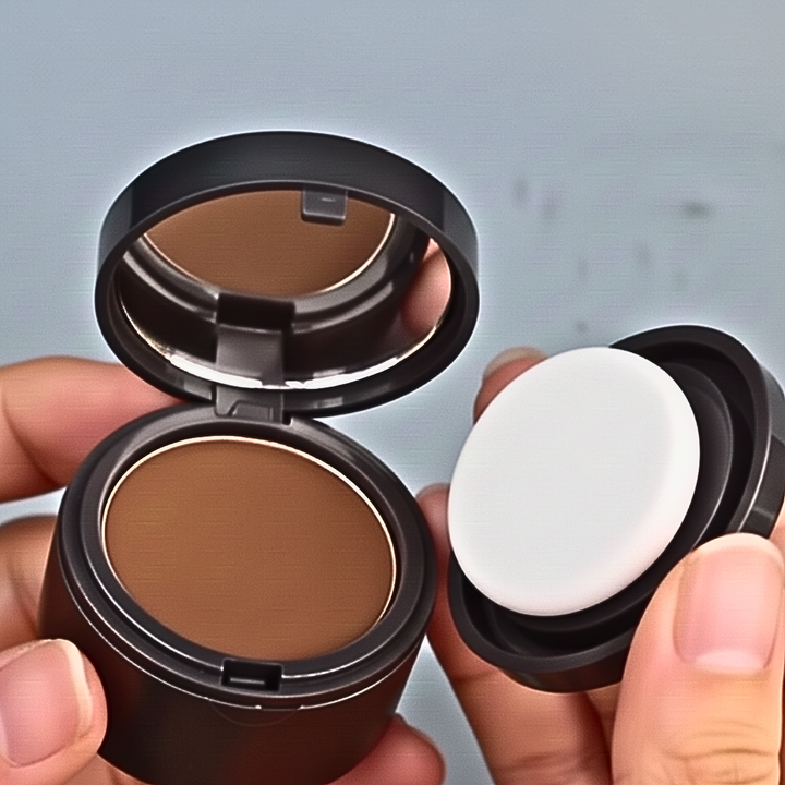 Pressat hårskuggspuder