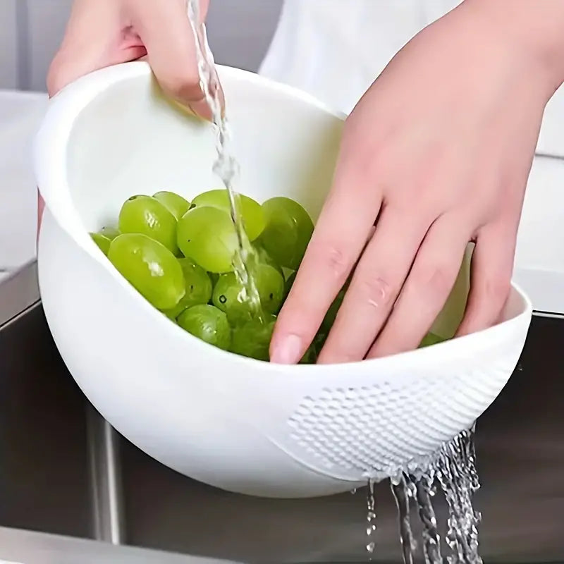 Risskål Av Plast Med Sil