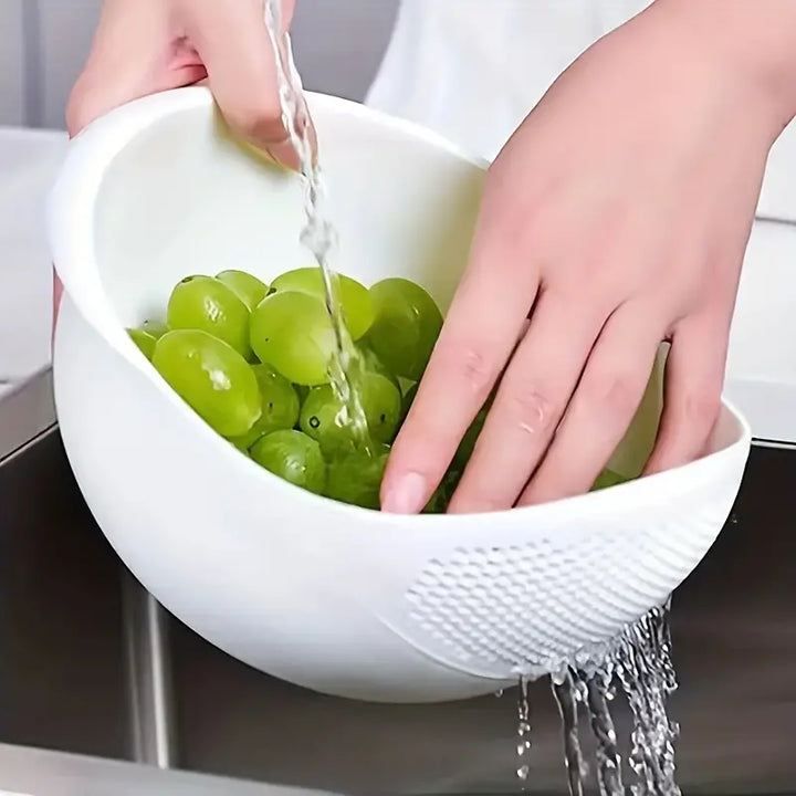 Risskål Av Plast Med Sil
