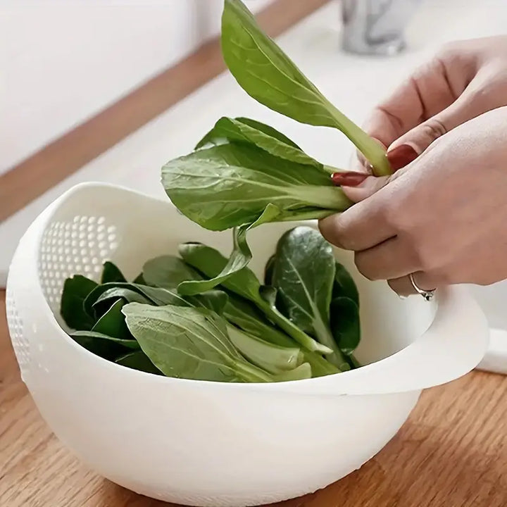 Risskål Av Plast Med Sil