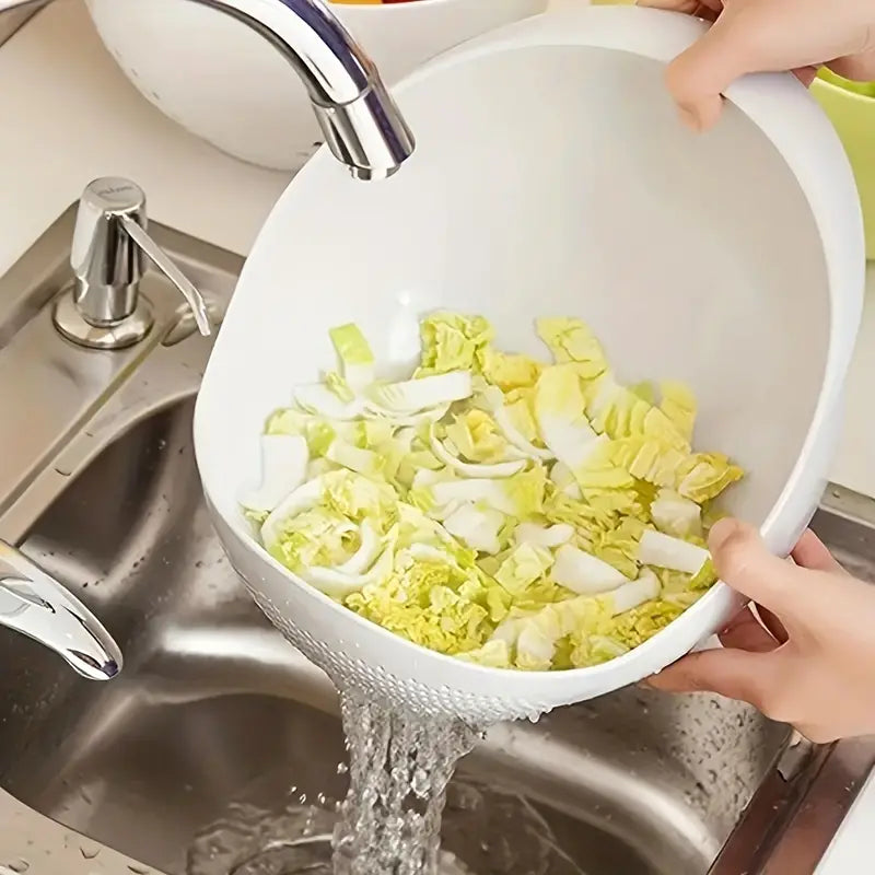 Risskål Av Plast Med Sil