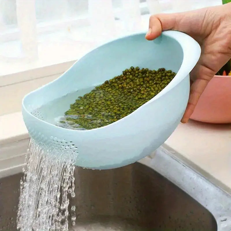 Risskål Av Plast Med Sil