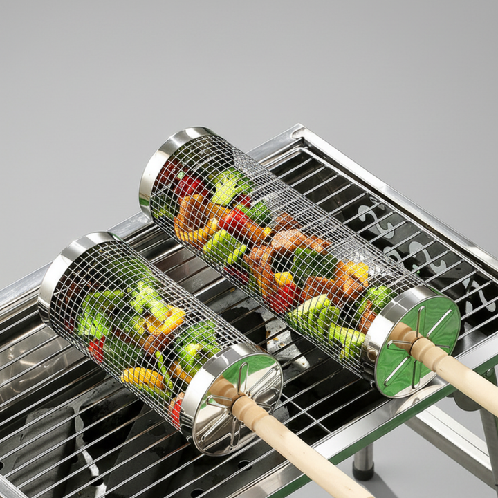 Rullgrill i Rostfritt Stål