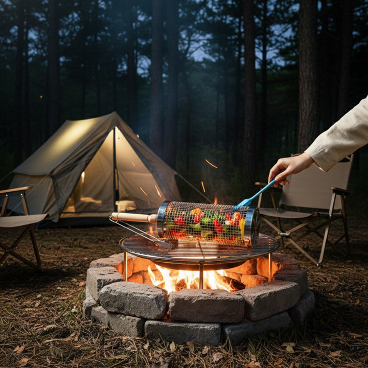 Rullgrill i Rostfritt Stål