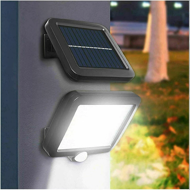 Säkerhet Solvägglampa