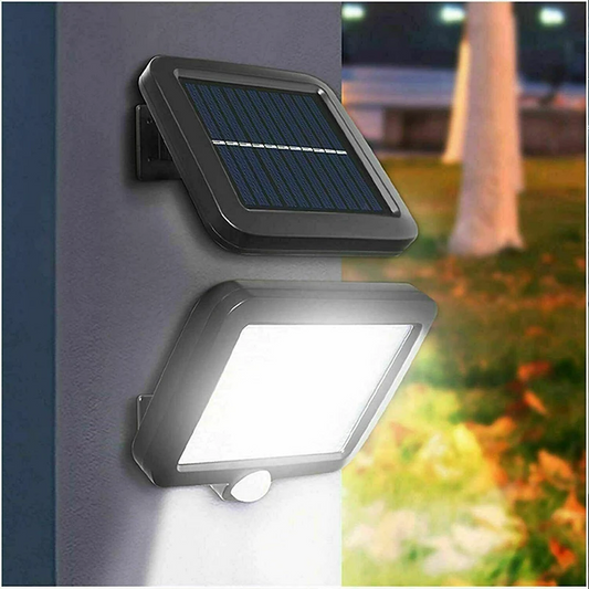 Säkerhet Solvägglampa