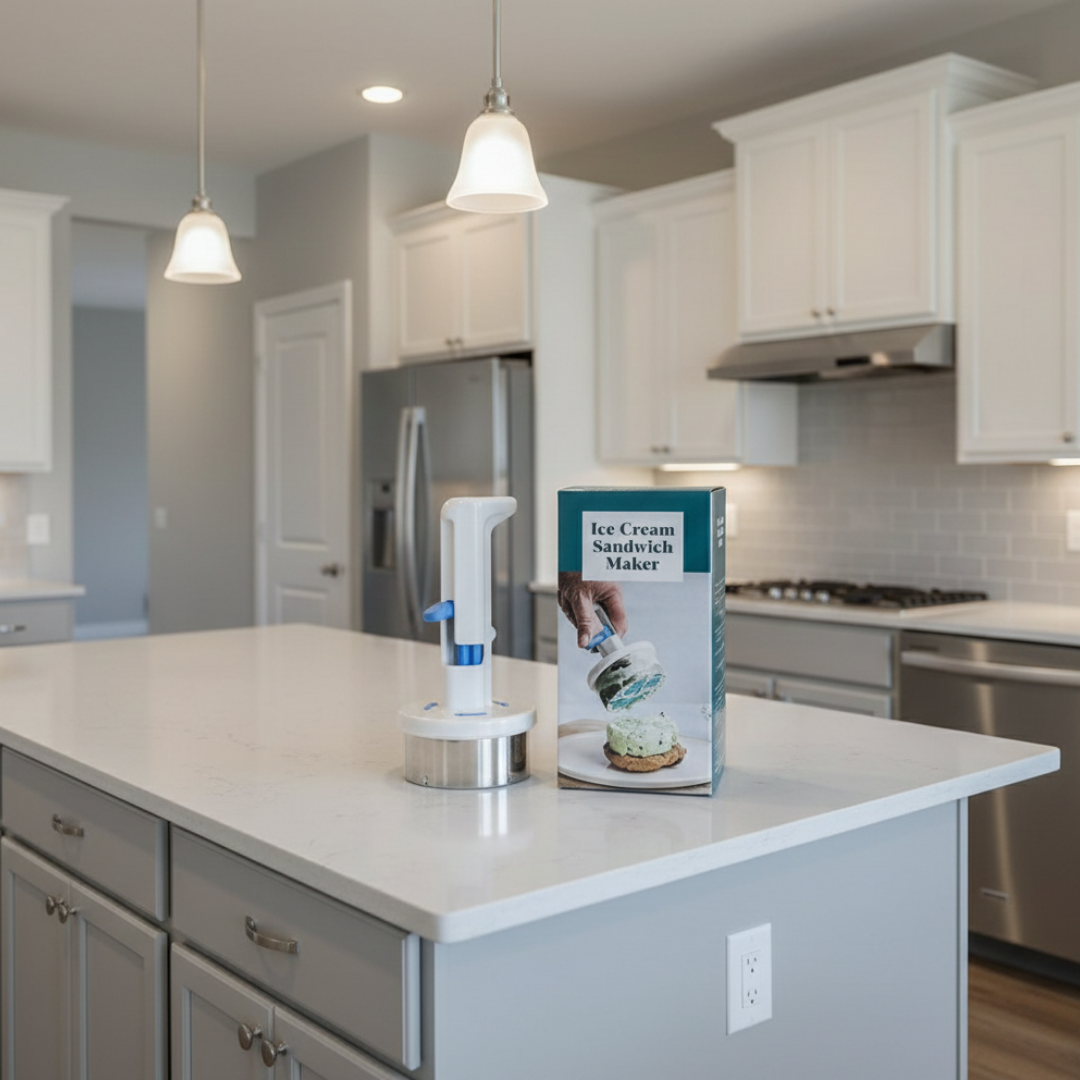 Skopa För Glasssandwichar