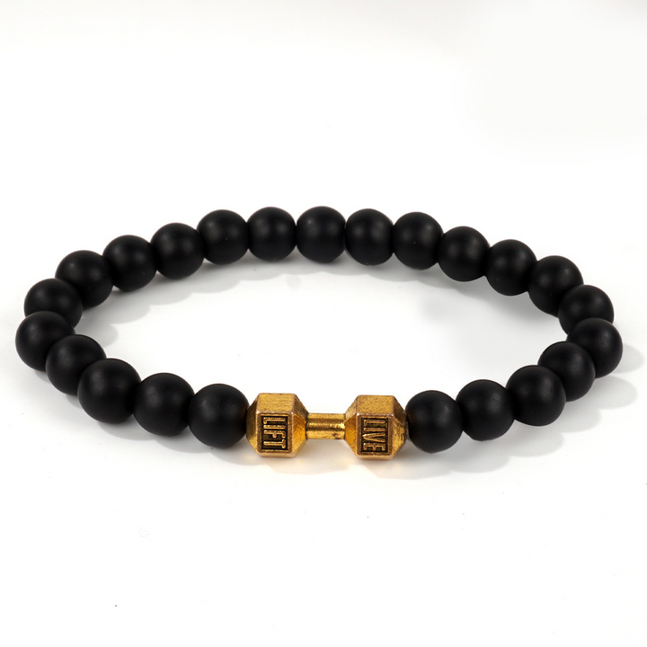 Armband med stenhandvikter