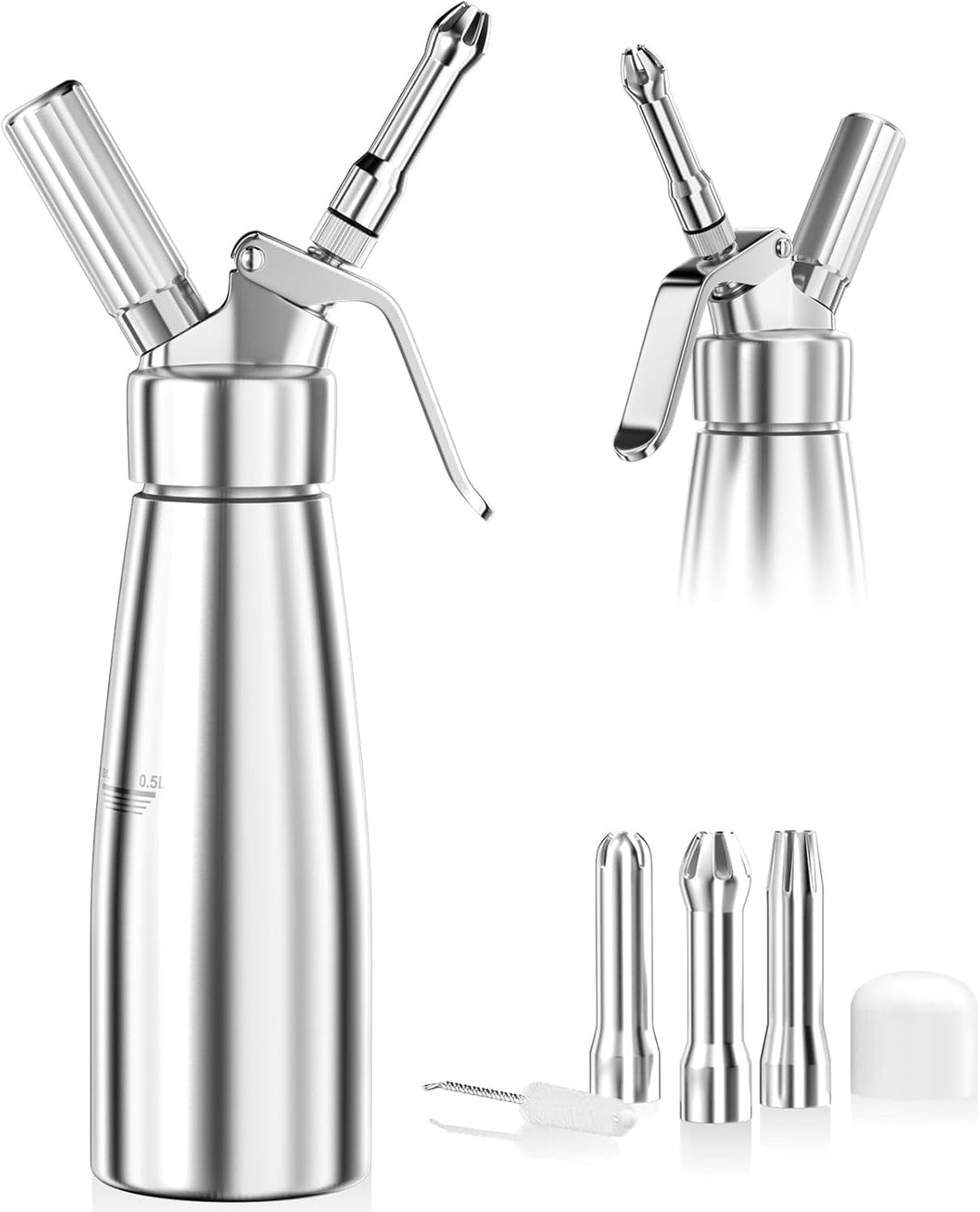 Aluminium Gräddsifon 500 ml