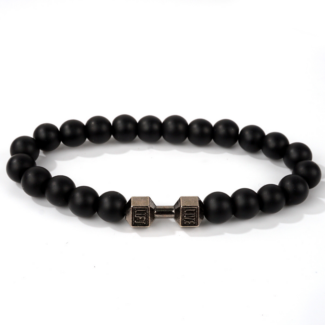 Armband med stenhandvikter