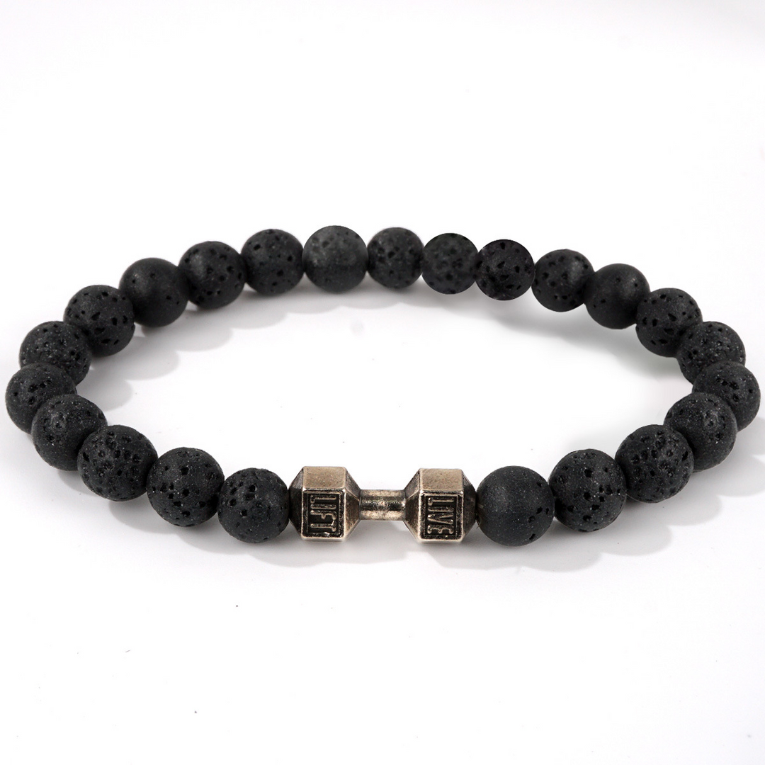 Armband med stenhandvikter