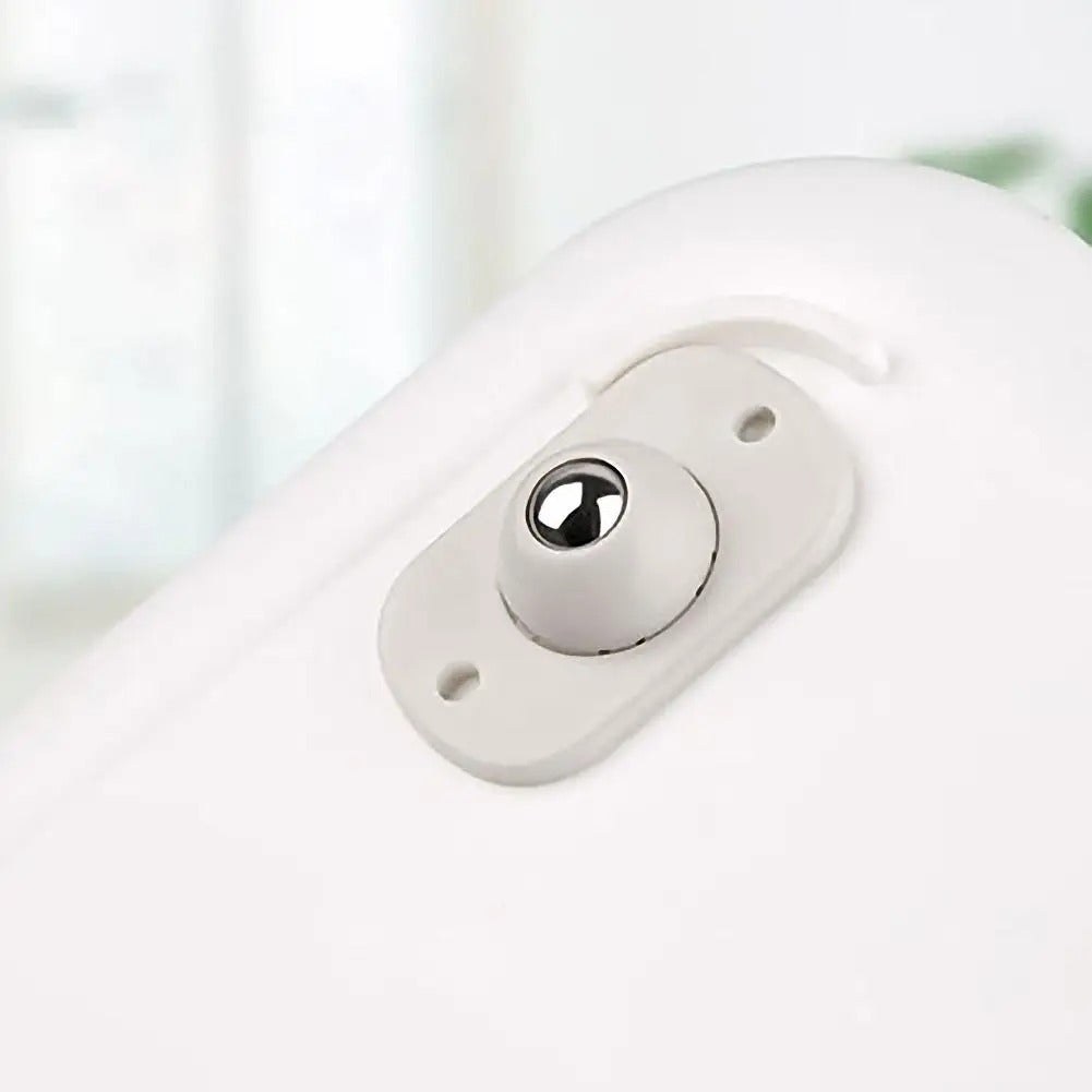 Självhäftande möbelhjul med 360° kullagerstål – detaljvy