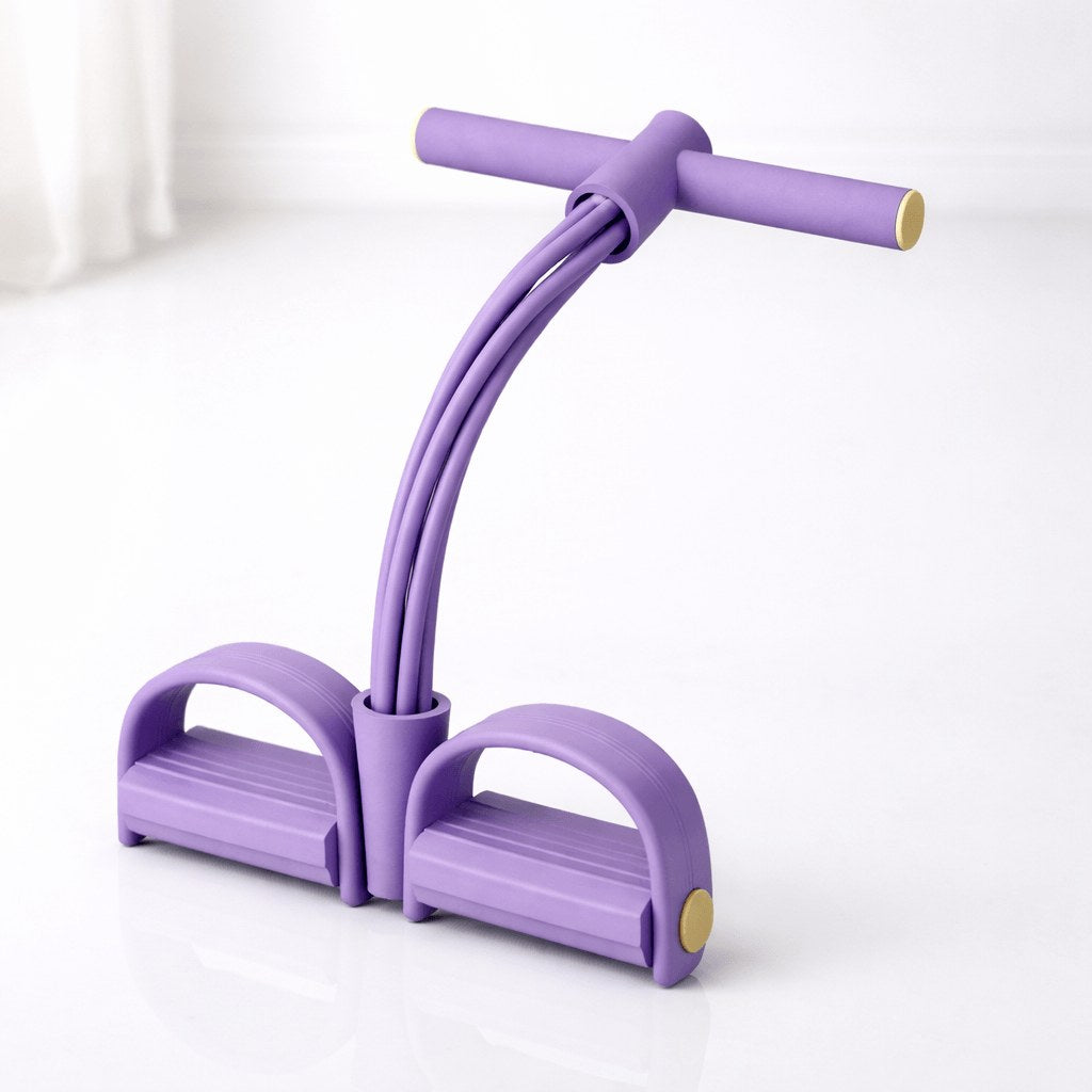 FlexPulse pedalbaserat motståndsbandset lila