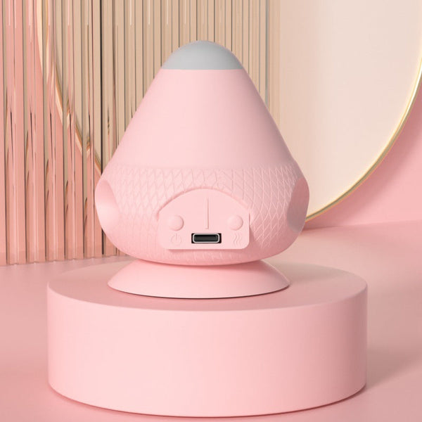 Massageboll med Sugkopp och Vibration