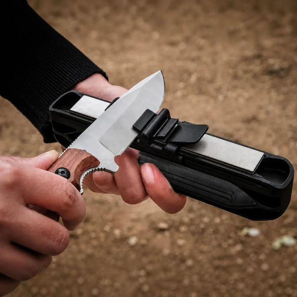 Knivslipare med Vinkeljustering och Slipsten