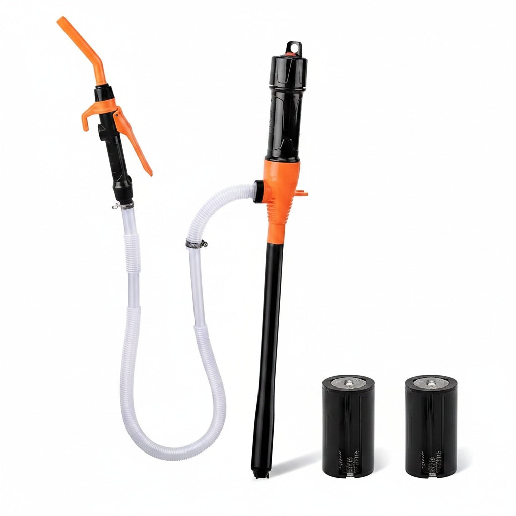 Batteridriven bränslepump komplett kit med pistolmunstycke och batteri