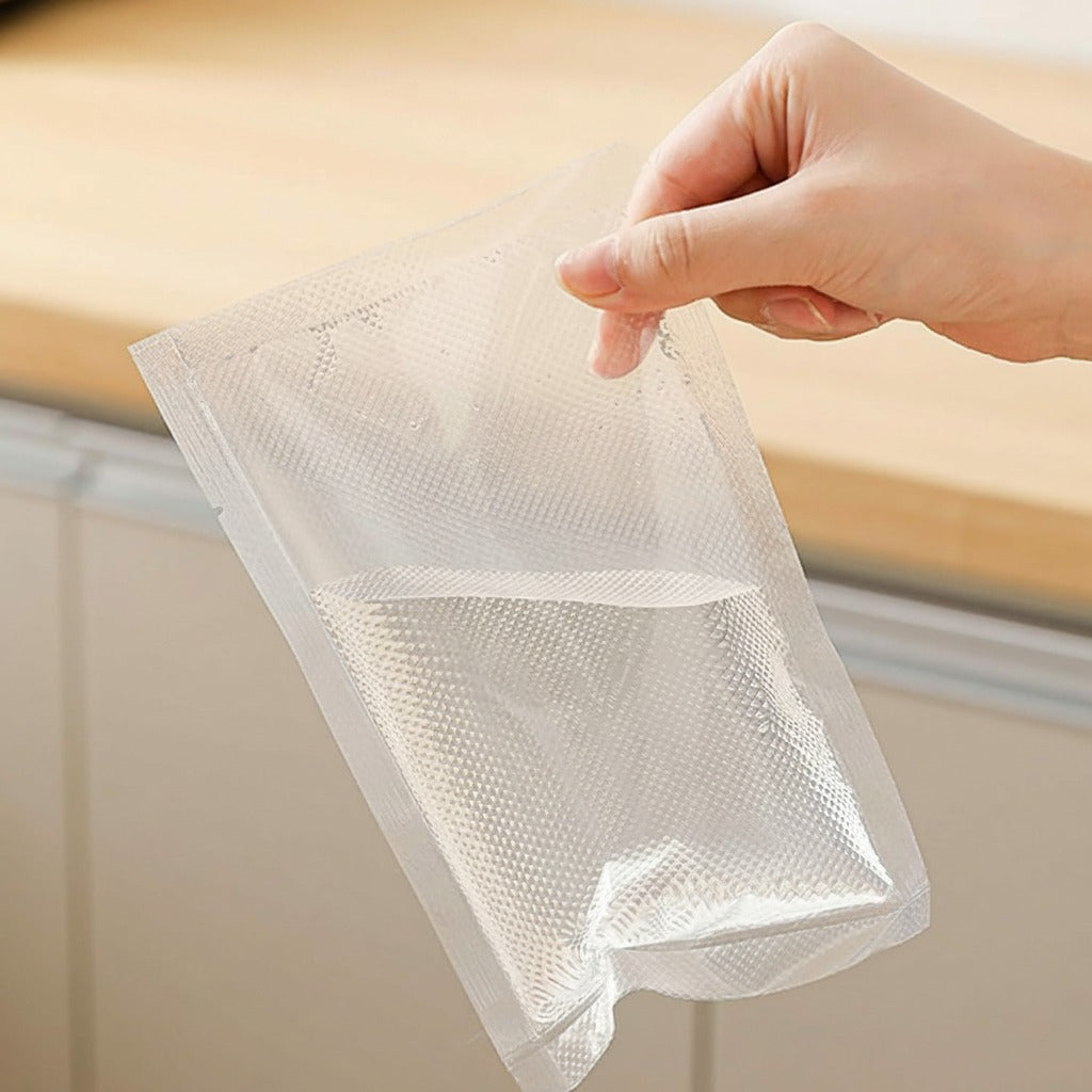 Hermetiskt försluten genomskinlig påse – täthetsprov